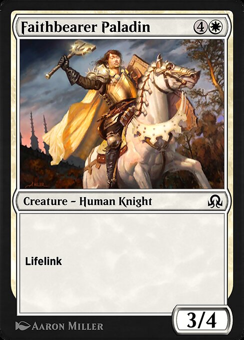 Faithbearer Paladin highlighted card art