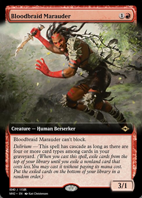 Bloodbraid Marauder highlighted card art