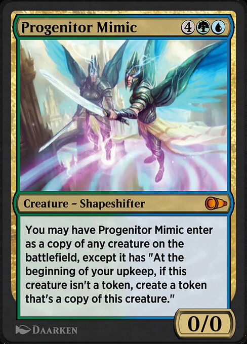 Progenitor Mimic highlighted card art