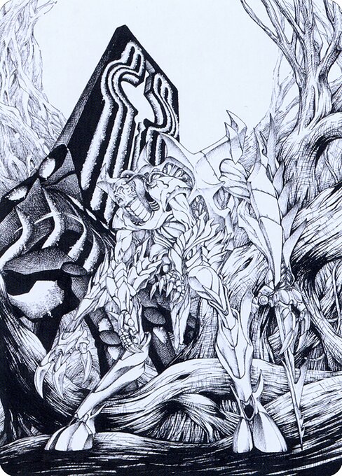 Lukka, Bound to Ruin // Lukka, Bound to Ruin from Phyrexia: All Will Be One Art Series