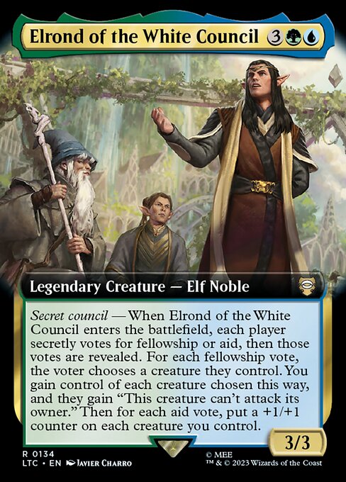 Elrond of the White Council from Tales of Middle-earth Commander