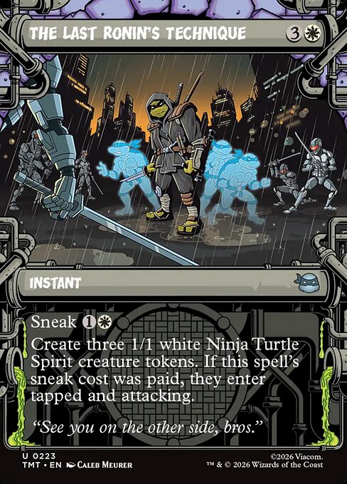 The Last Ronin's Technique from Teenage Mutant Ninja Turtles
