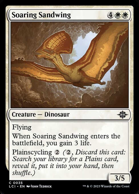 Soaring Sandwing highlighted card art