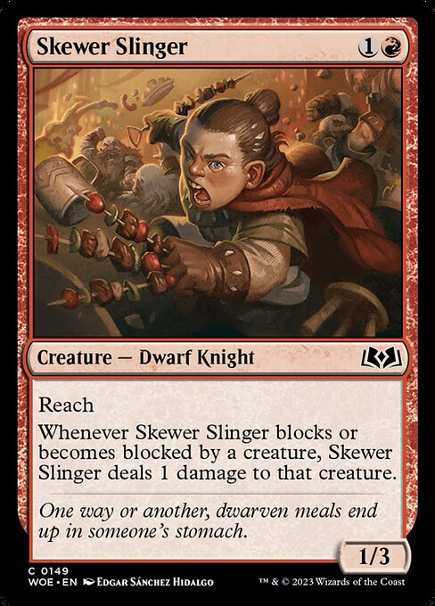 Skewer Slinger highlighted card art