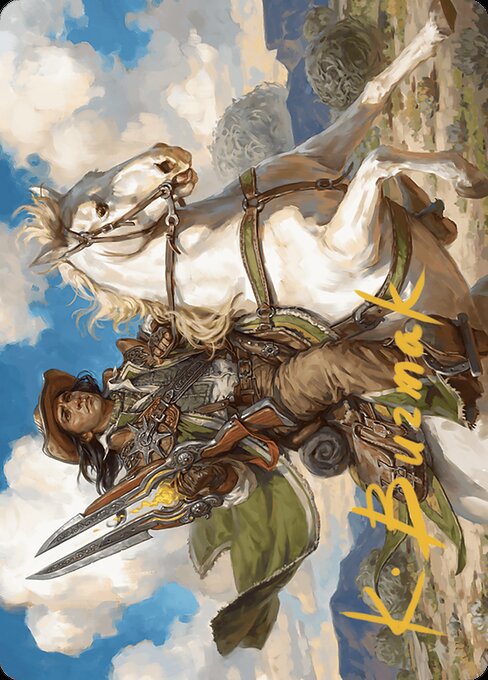 Wylie Duke, Atiin Hero // Wylie Duke, Atiin Hero from Outlaws of Thunder Junction Art Series