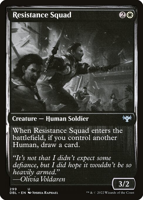 Resistance Squad highlighted card art