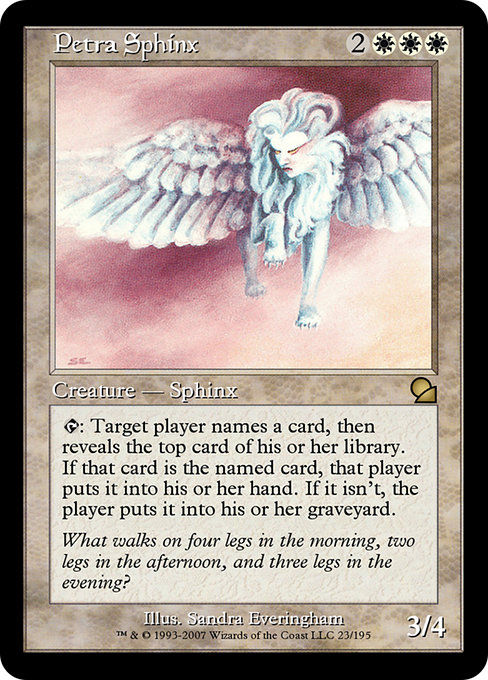 Petra Sphinx highlighted card art