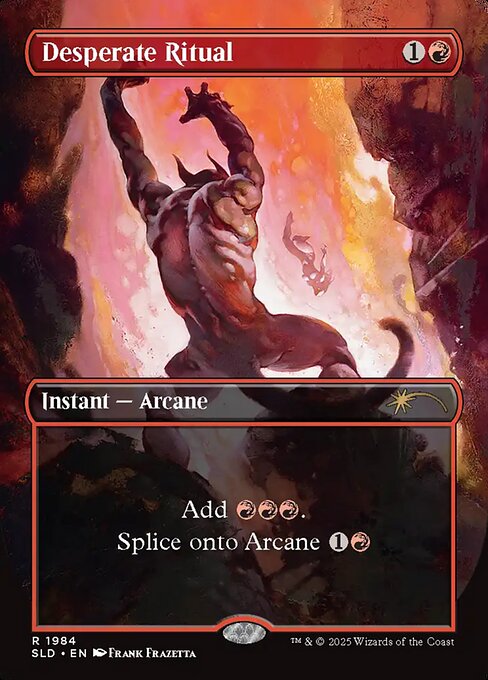 Desperate Ritual highlighted card art