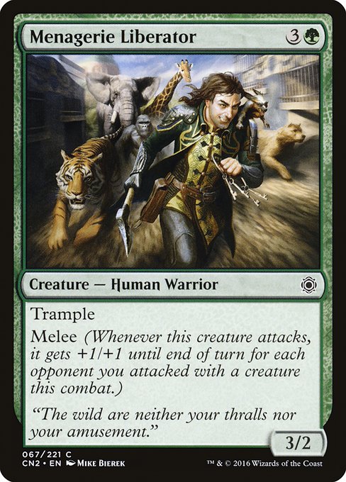 Menagerie Liberator highlighted card art