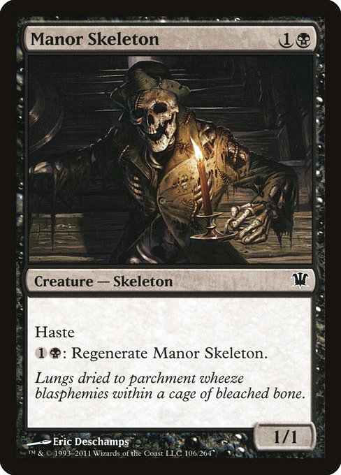 Manor Skeleton highlighted card art