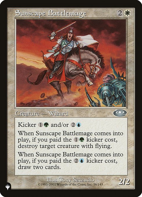 Sunscape Battlemage highlighted card art