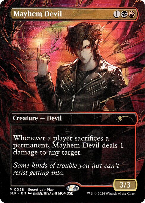 Mayhem Devil from Secret Lair Promo