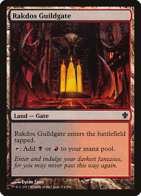 Rakdos Guildgate from Commander 2013
