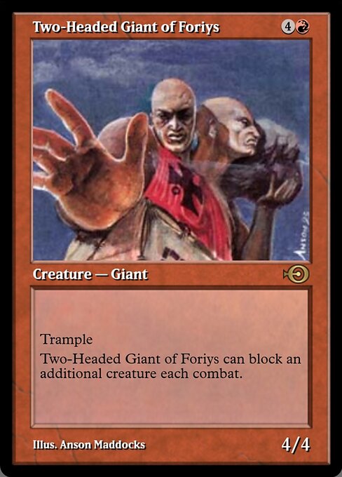 Two-Headed Giant of Foriys from Magic Online Promos