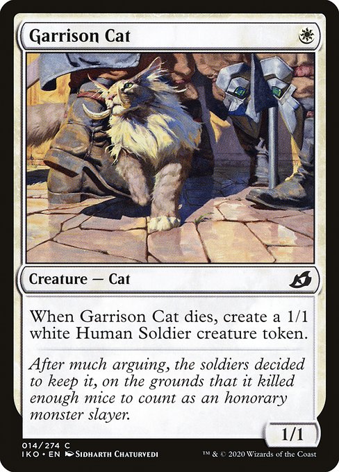 Garrison Cat highlighted card art