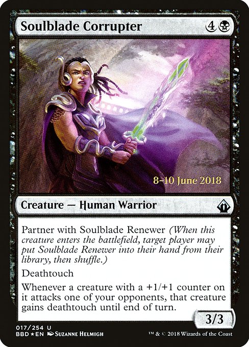 Soulblade Corrupter from Battlebond Promos
