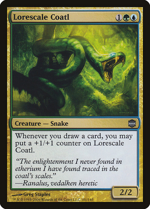 Lorescale Coatl from Alara Reborn