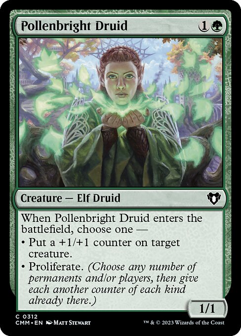 Pollenbright Druid from Commander Masters