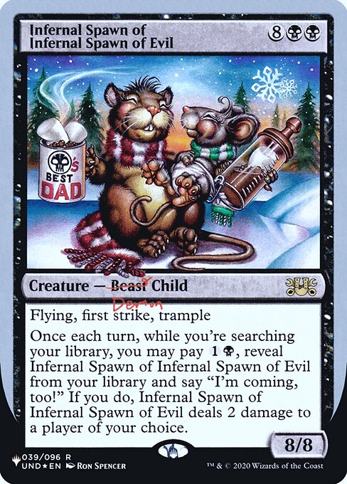 Infernal Spawn of Infernal Spawn of Evil highlighted card art