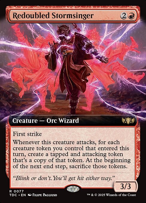 Redoubled Stormsinger highlighted card art
