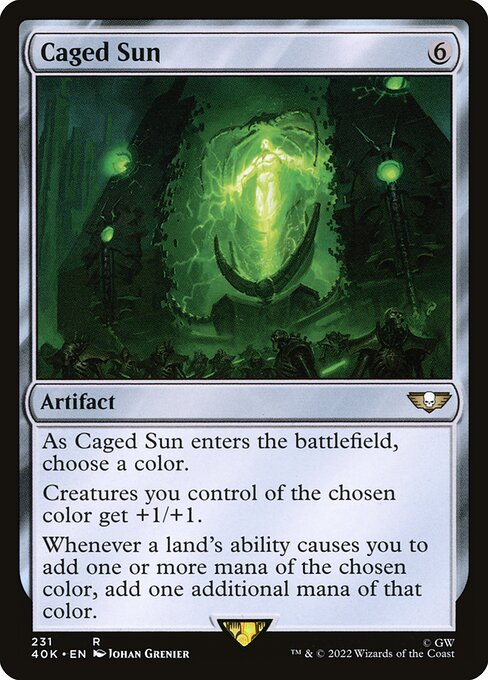 Caged Sun from Warhammer 40,000 Commander
