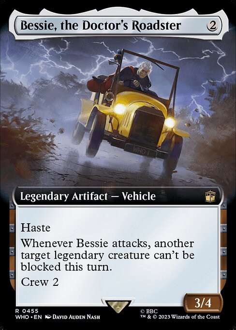 Bessie, the Doctor's Roadster from Doctor Who