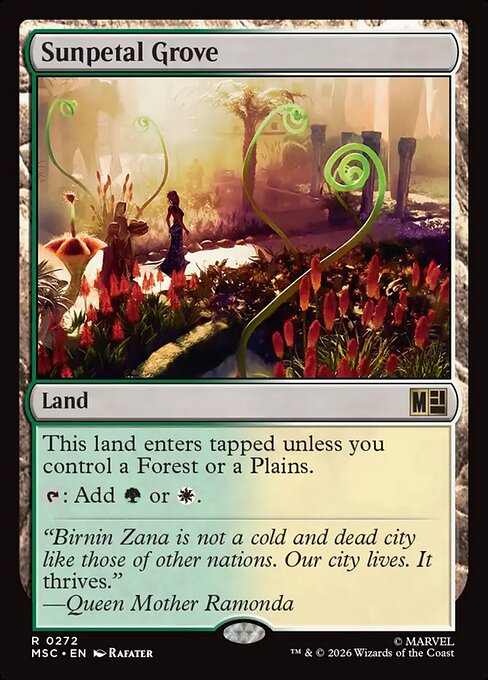 Sunpetal Grove from Marvel Super Heroes Commander