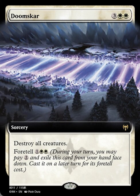 Doomskar highlighted card art
