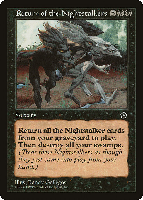 Return of the Nightstalkers highlighted card art