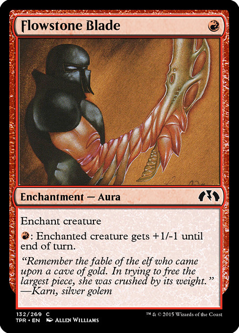 Flowstone Blade highlighted card art