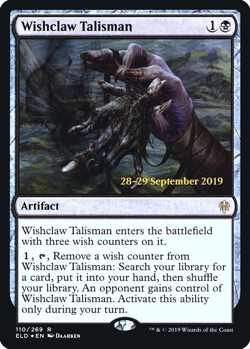 Wishclaw Talisman from Throne of Eldraine Promos