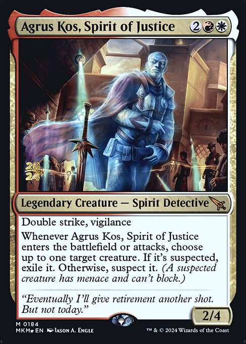 Agrus Kos, Spirit of Justice from Murders at Karlov Manor Promos