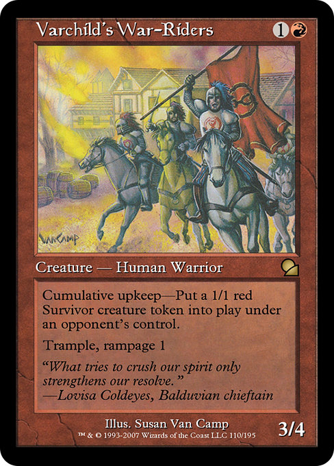 Varchild's War-Riders highlighted card art