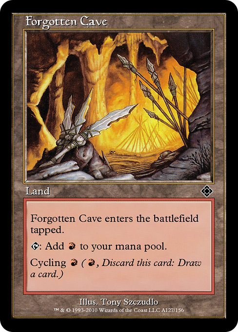 Forgotten Cave from Magic Online Theme Decks