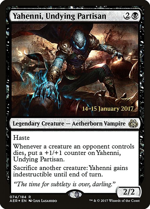 Yahenni, Undying Partisan from Aether Revolt Promos