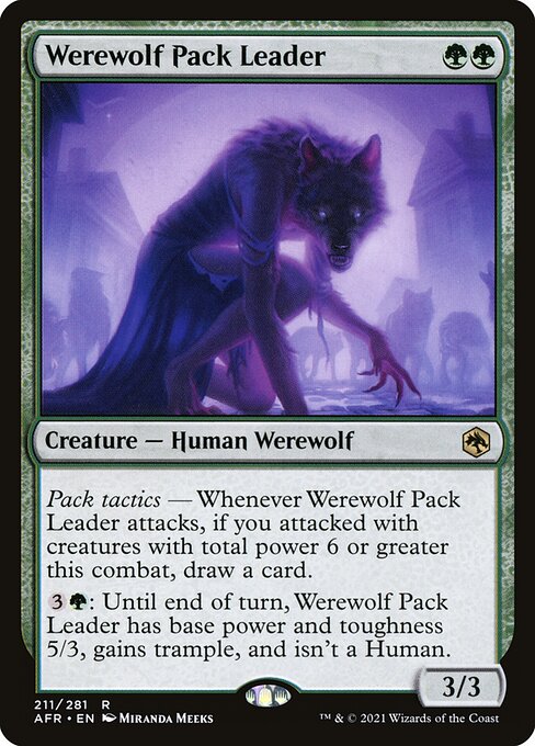 Werewolf Pack Leader from Adventures in the Forgotten Realms