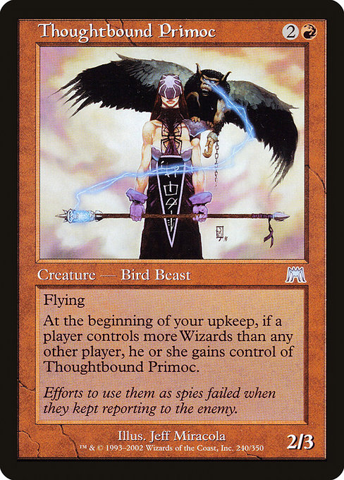 Thoughtbound Primoc highlighted card art