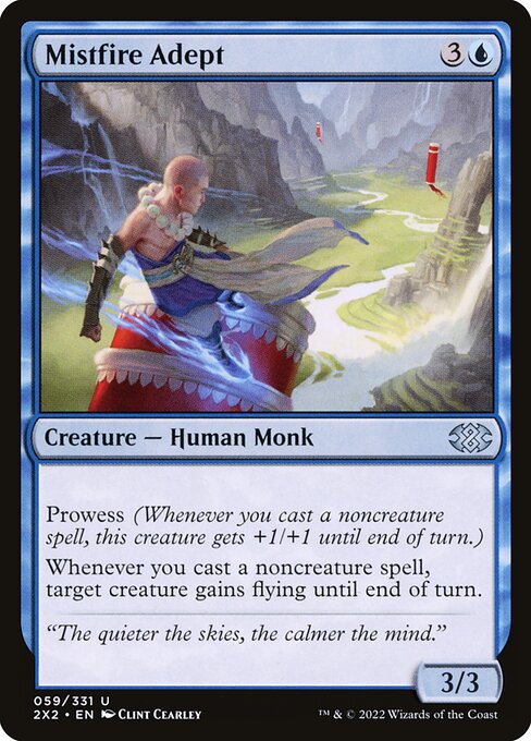 Mistfire Adept highlighted card art