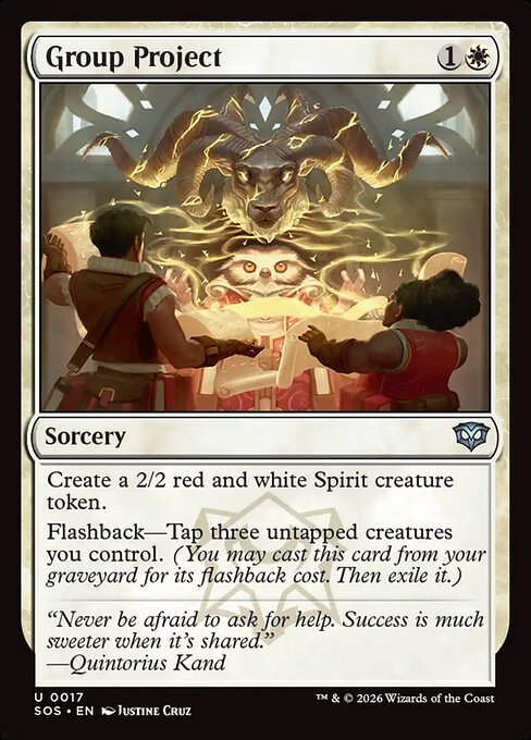 Group Project from Secrets of Strixhaven