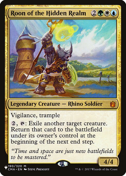 Roon of the Hidden Realm from The List