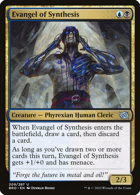 Evangel of Synthesis highlighted card art