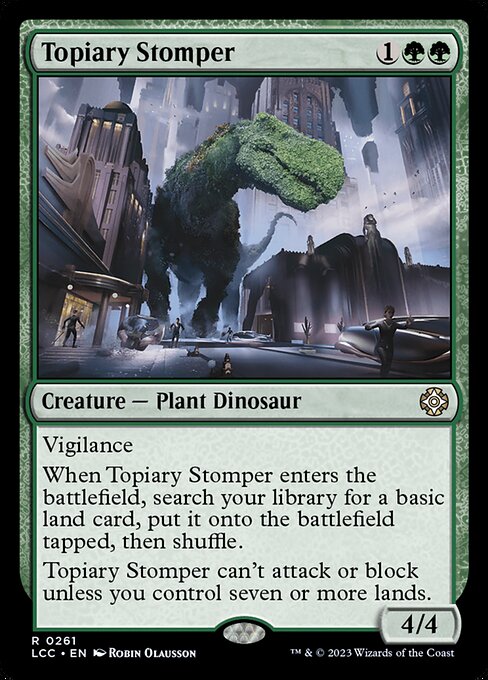 Topiary Stomper from The Lost Caverns of Ixalan Commander