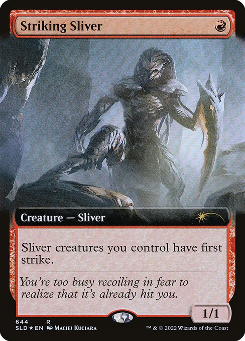 Striking Sliver from Secret Lair Drop