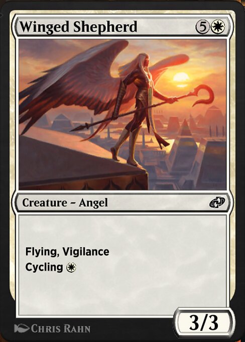 Winged Shepherd highlighted card art