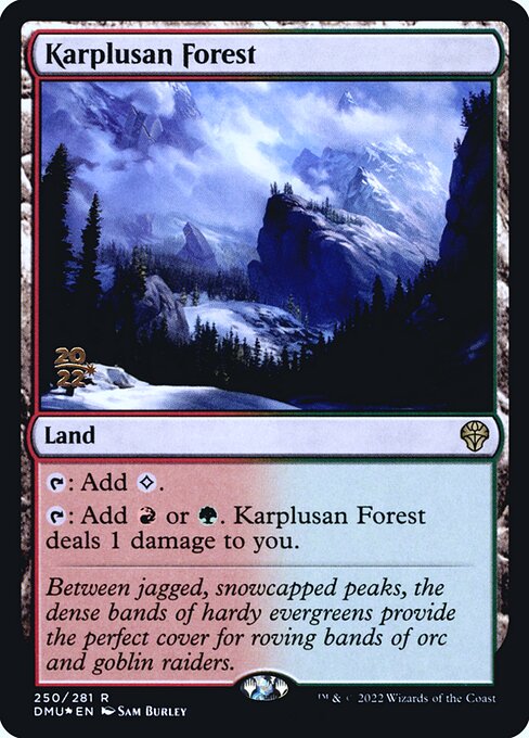 Karplusan Forest from Dominaria United Promos
