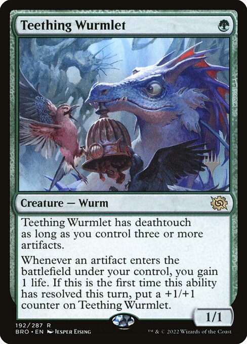 Teething Wurmlet from The Brothers' War Promos