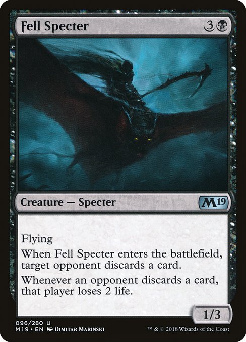 Fell Specter from Core Set 2019