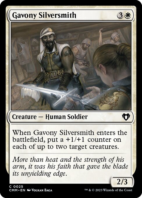 Gavony Silversmith from Commander Masters