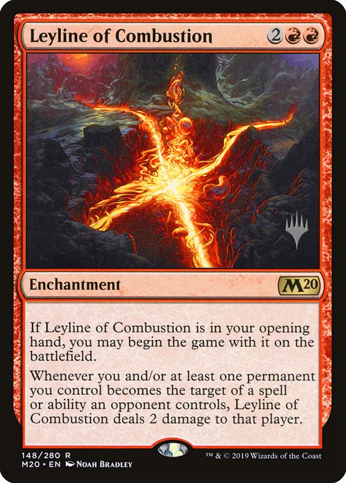 Leyline of Combustion from Core Set 2020 Promos
