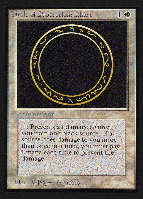 Circle of Protection: Black from Intl. Collectors' Edition